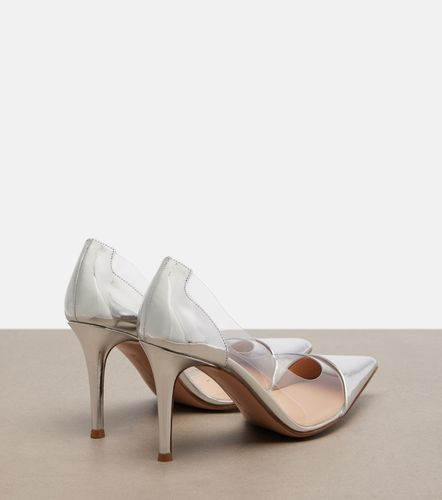 Plexi mirrored leather and TPU pumps - Gianvito Rossi - Modalova
