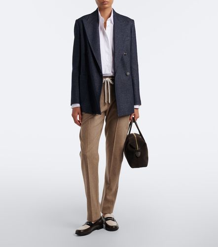 Camisa de popelín de algodón y seda - Eleventy - Modalova