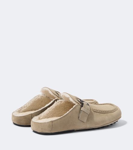 GomminoÂ® shearling-lined suede mules - Tod's - Modalova