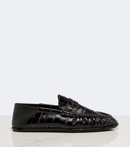 Mocasines Cassandre de piel grabada - Saint Laurent - Modalova