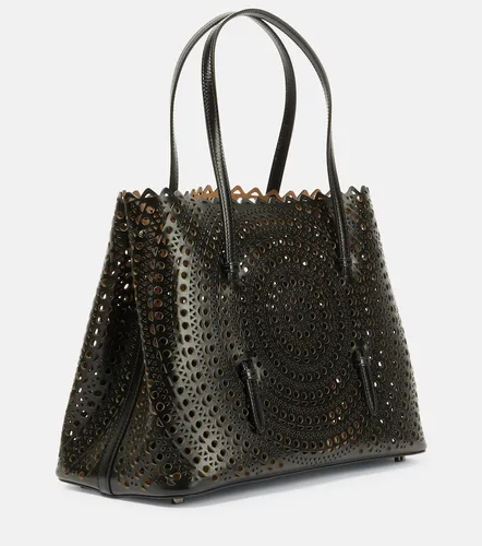 Mina 32 New Vienne leather top-handle bag - Alaia - Modalova