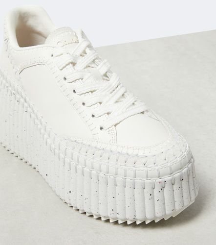 Nama leather platform sneakers - Chloe - Modalova