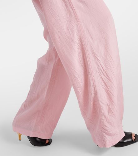 Pantaloni a gamba larga e vita alta - Victoria Beckham - Modalova