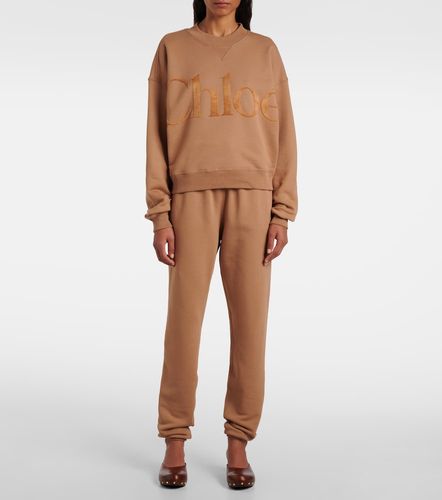 Chloe Cotton fleece sweatpants - Chloe - Modalova