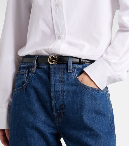 Gürtel Interlocking G aus Leder - Gucci - Modalova