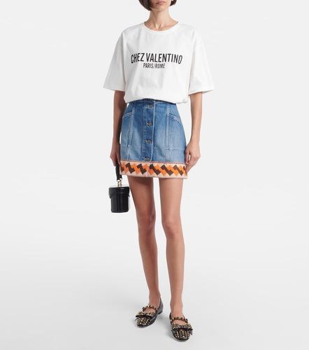 Valentino Jeansrock mit Jacquard - Valentino - Modalova