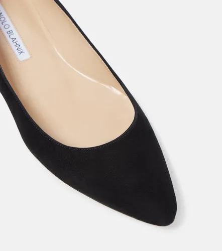 Bailarinas BB de ante - Manolo Blahnik - Modalova