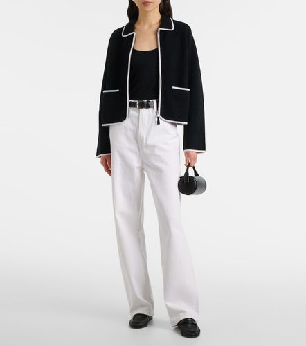 Pullover in lana e cashmere con zip - Jardin des Orangers - Modalova