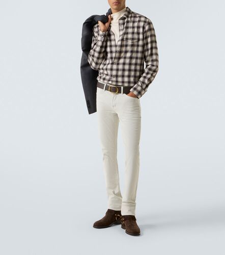 Pantalones slim de pana de algodón - Tom Ford - Modalova
