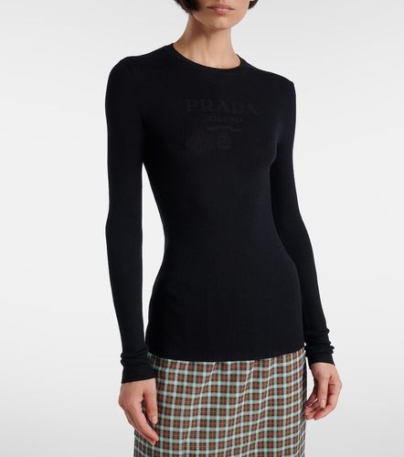 Prada Pullover in misto lana e seta - Prada - Modalova