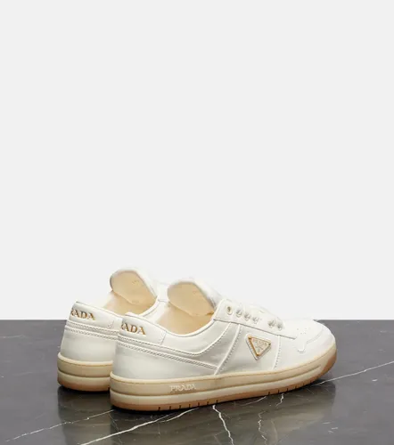Prada Downtown leather sneakers - Prada - Modalova