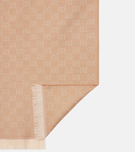 Bufanda de jacquard de lana con GG - Gucci - Modalova
