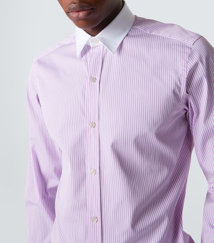 Camicia in popeline di cotone a righe - Tom Ford - Modalova