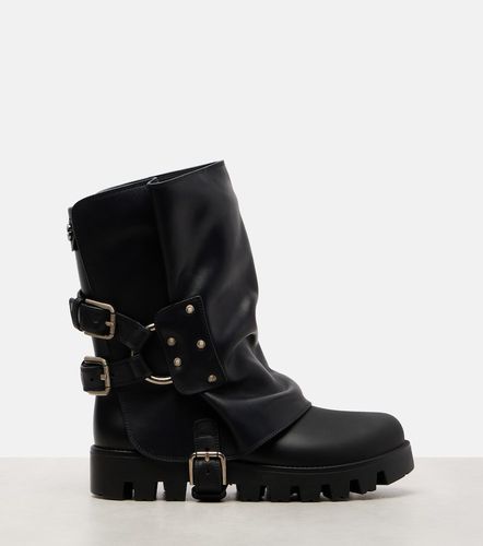 Dolce&Gabbana Leather biker boots - Dolce&Gabbana - Modalova