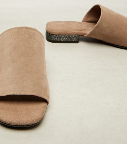 Brunello Cucinelli Sandali in suede - Brunello Cucinelli - Modalova