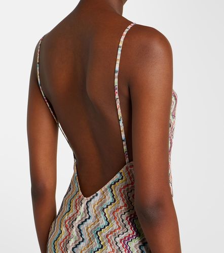 Abito lungo con lamé a zig zag - Missoni - Modalova