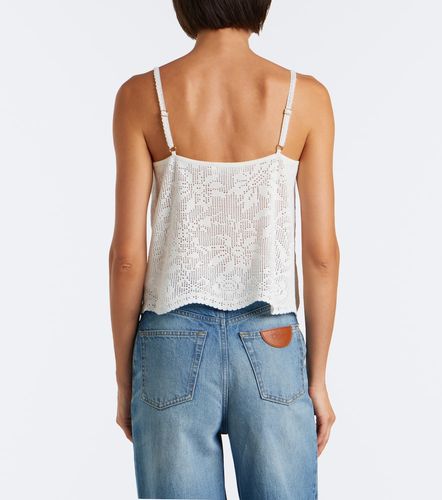Chloé Top calado de algodón - Chloe - Modalova