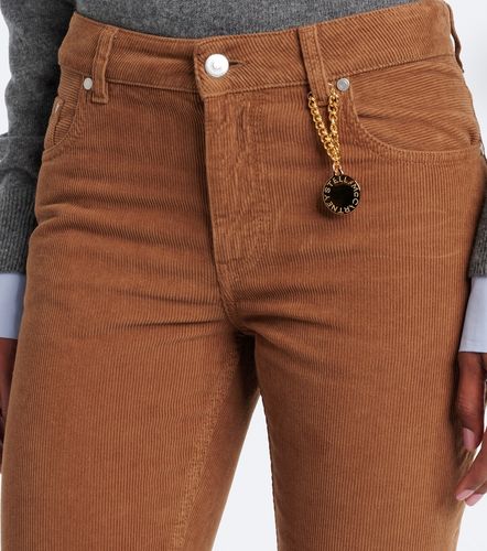 Cotton corduroy flared pants - Stella McCartney - Modalova