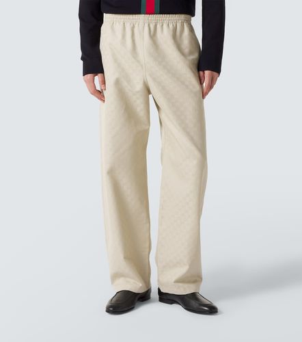 Pantaloni regular in canvas GG - Gucci - Modalova
