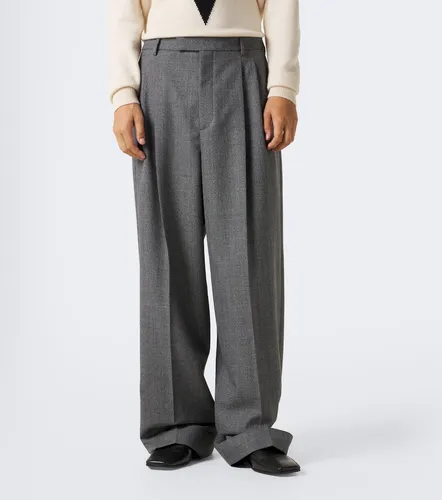 Pantalones anchos espigados - Valentino Garavani - Modalova