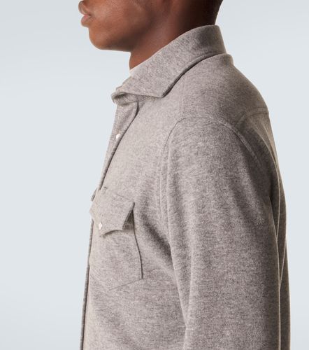 Camicia in misto cashmere e cotone - Brunello Cucinelli - Modalova