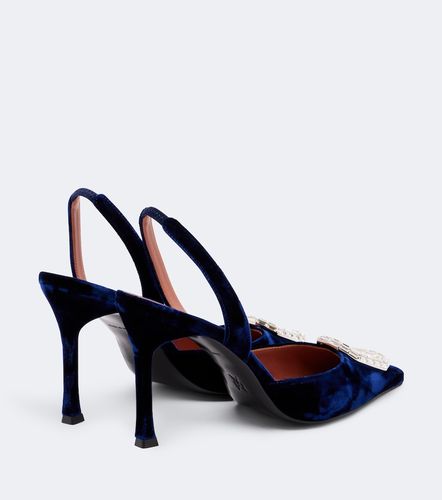 Pumps slingback Camelia con cristalli - Amina Muaddi - Modalova