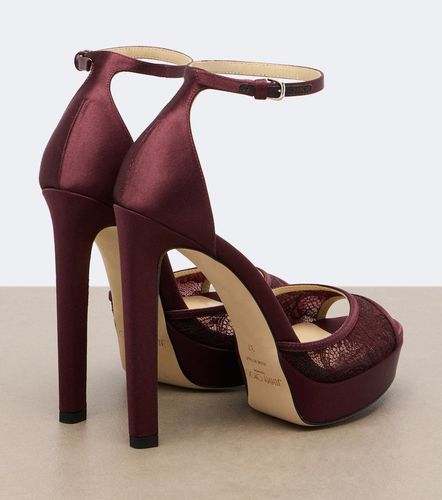 Sandalias con plataforma Pattie de encaje - Jimmy Choo - Modalova