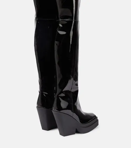 Botas mosqueteras Gia 31 de charol - Gia Borghini - Modalova