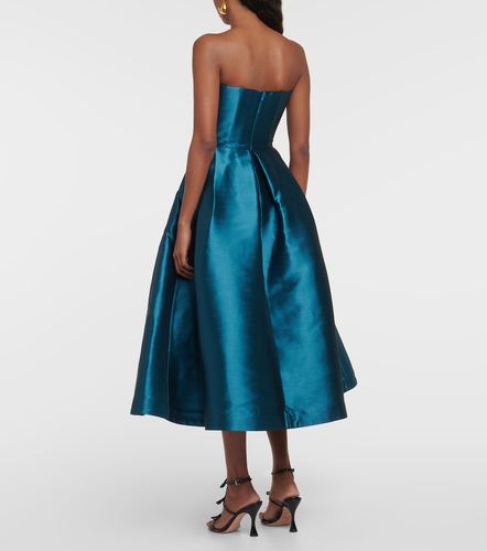 Strapless faille midi dress - Alex Perry - Modalova