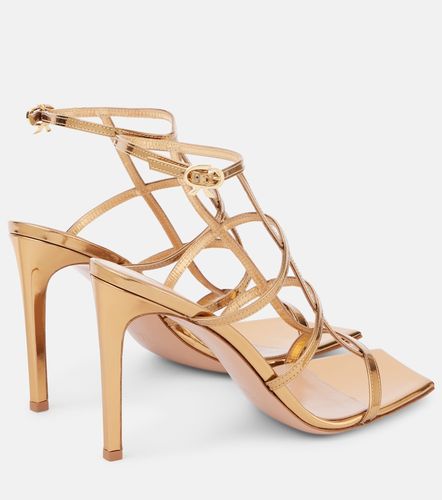 Mondry metallic leather sandals - Gianvito Rossi - Modalova