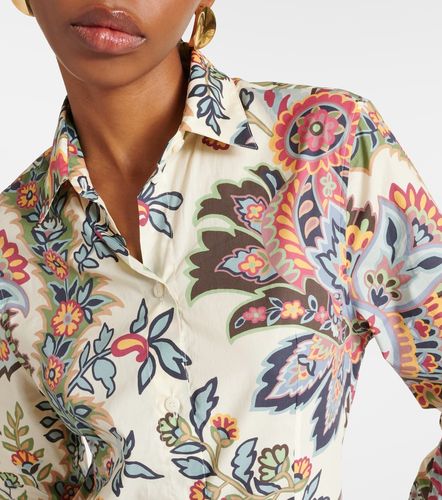 Camicia in misto cotone con stampa - Etro - Modalova