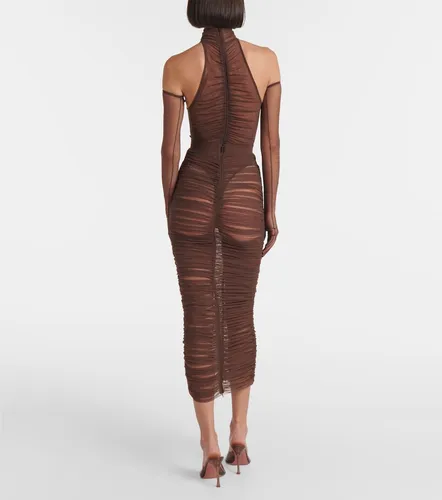 Alex Perry Ruched sheer bodysuit - Alex Perry - Modalova