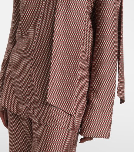 Blusa de seda estampada con pañuelo - Joseph - Modalova