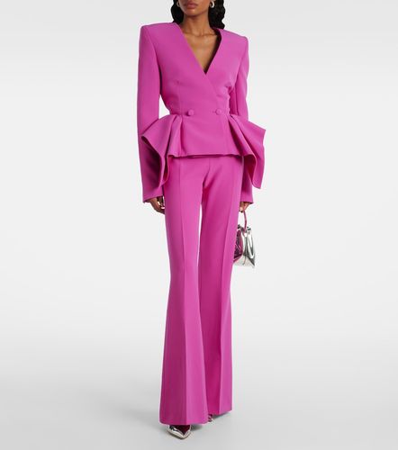 Double-breasted peplum blazer - Safiyaa - Modalova
