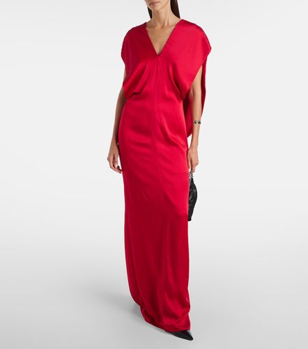 Abito lungo in raso - Stella McCartney - Modalova