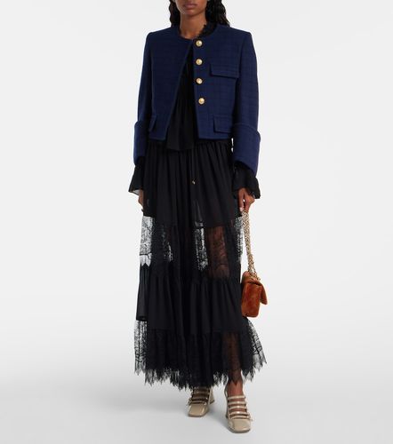 Chloé Blusa de georgette de seda fruncida - Chloe - Modalova