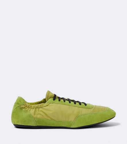 Collapse Re-Nylon and suede sneakers - Prada - Modalova