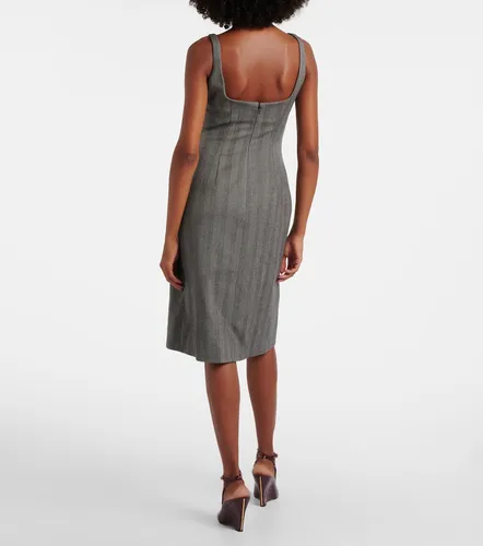 Midikleid aus einem Wollgemisch - Ferragamo - Modalova