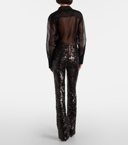 Collier sequined flared pants - Veronica Beard - Modalova