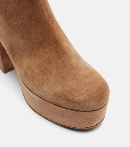 Botines con plataforma Sally de ante - Gianvito Rossi - Modalova