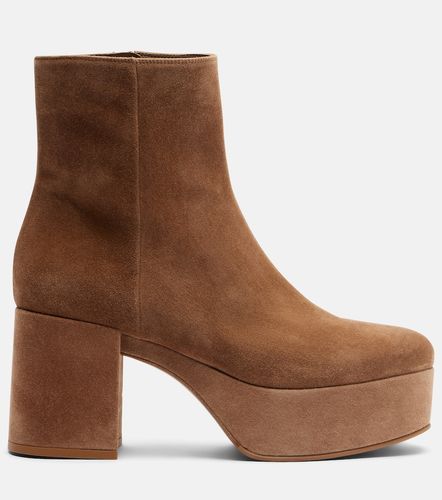 Sally suede platform ankle boots - Gianvito Rossi - Modalova