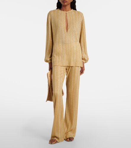 Missoni Zig Zag lame straight pants - Missoni - Modalova