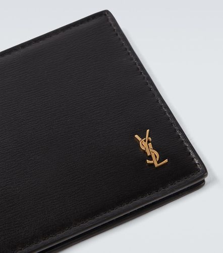 Cassandre leather wallet - Saint Laurent - Modalova
