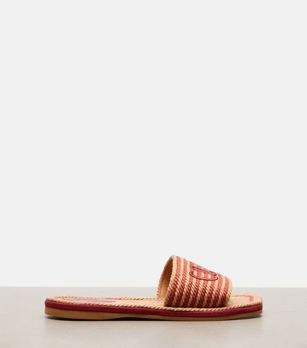 Chloé Slides Sand con logo - Chloe - Modalova