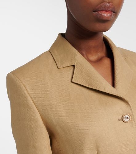 Max Mara Buono cropped linen blazer - Max Mara - Modalova