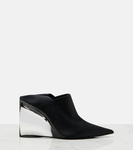 Alaïa Mules con cuña Invisible de satén - Alaia - Modalova