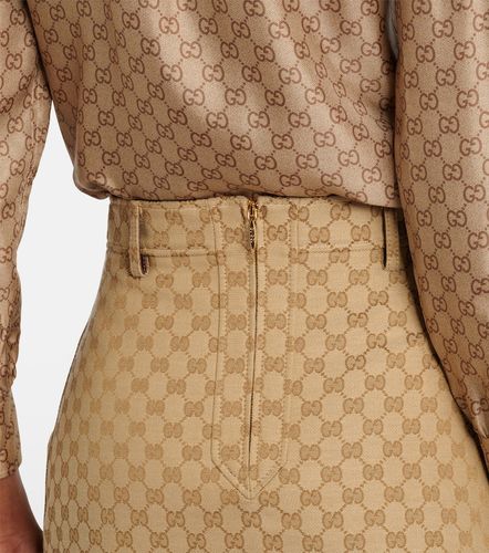 Gucci GG Canvas midi skirt - Gucci - Modalova
