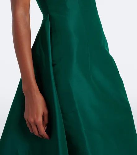 Draped strapless silk bustier gown - Monique Lhuillier - Modalova