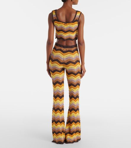 Kim cotton-blend flared pants - Bananhot - Modalova