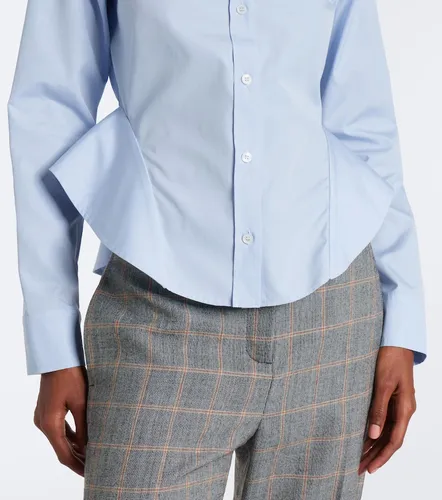 Camisa peplum de popelín de algodón - Stella McCartney - Modalova